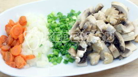 перловка с грибами