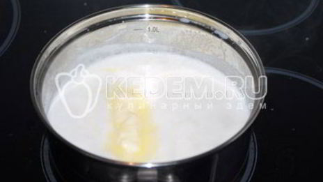 рисовая каша с персиком