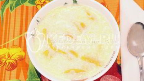 рисовая каша с персиком