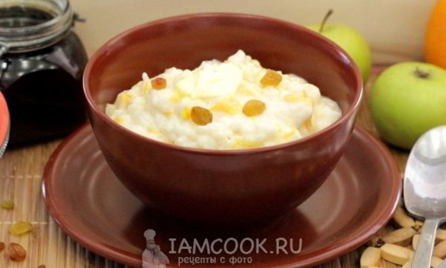 Рецепт рисовой каши с тыквой в мультиварке