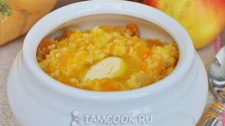 Тыквенная каша с пшеном