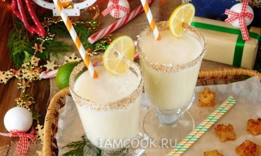 Рецепт ананасового безалкогольного коктейля