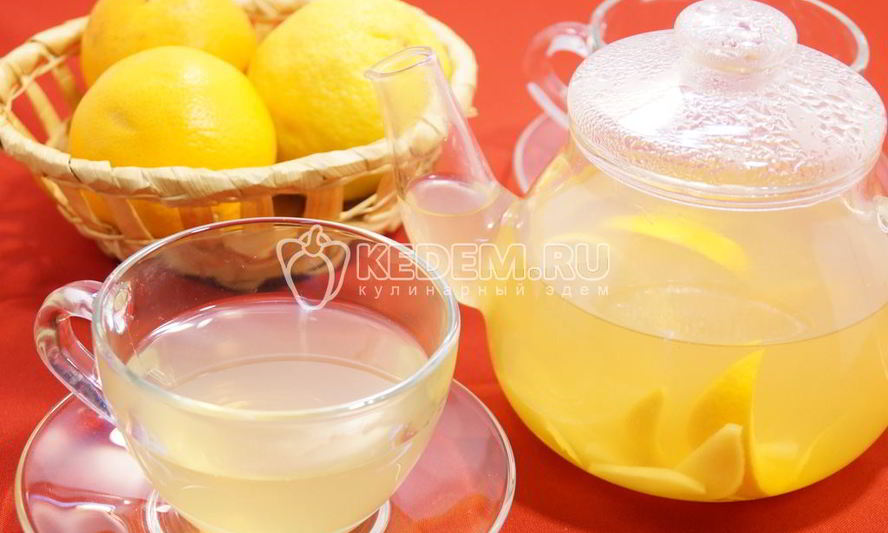 Рецепт имбирного чая