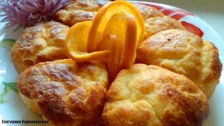 Французские булочки с апельсиновым сиропом