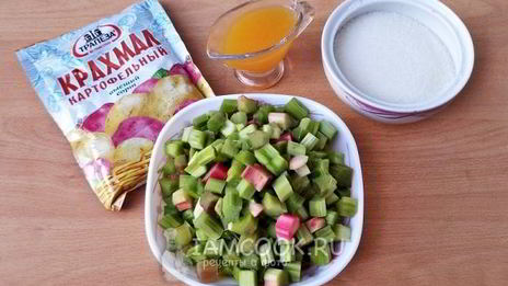 кисель из ревеня