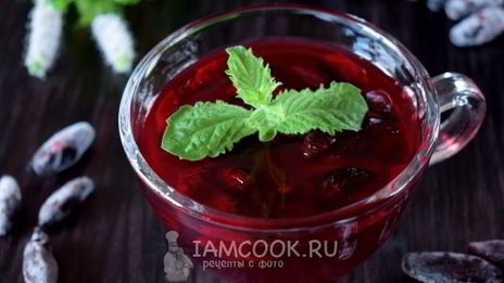 кисель из жимолости