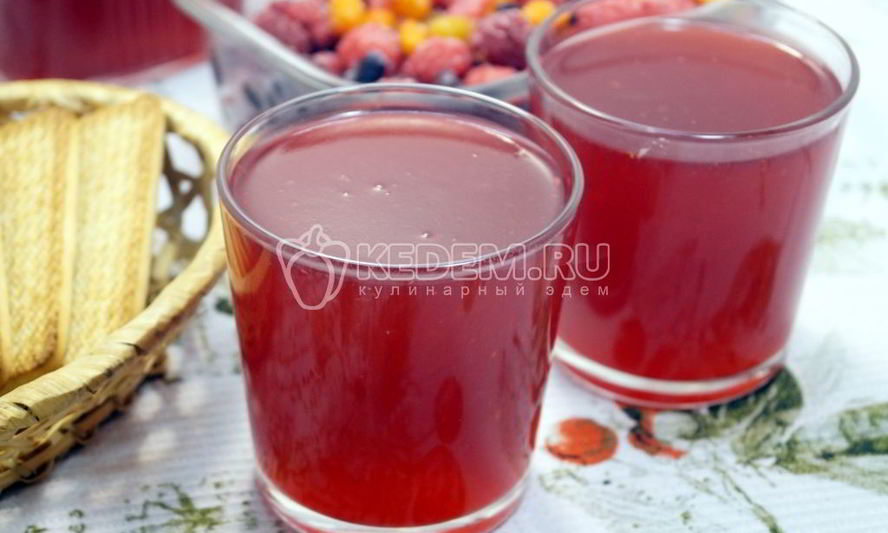 Рецепт ягодного киселя