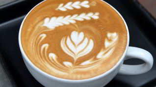 Классический кофе латте по-домашнему