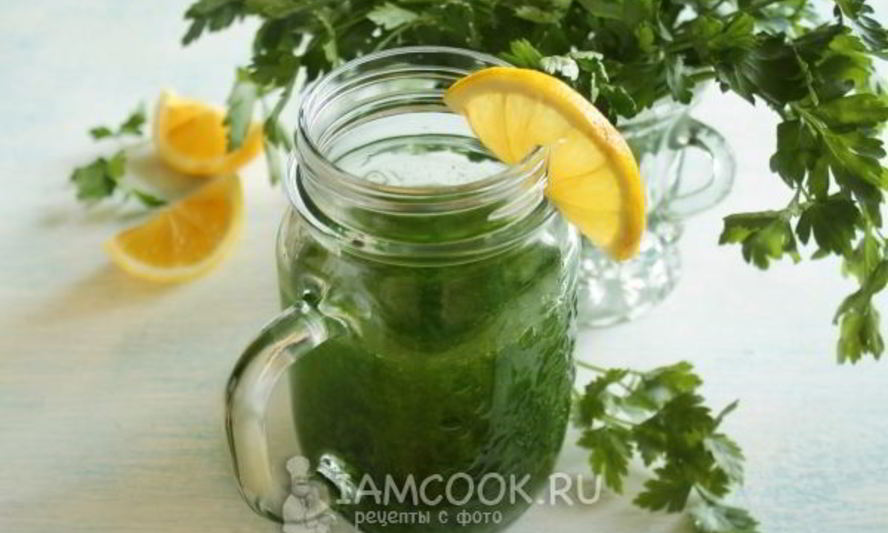 Рецепт коктейля из петрушки
