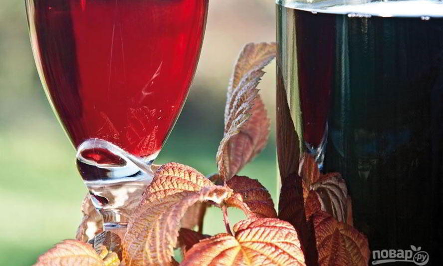 Рецепт малинового вина