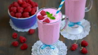 Малиновый коктейль