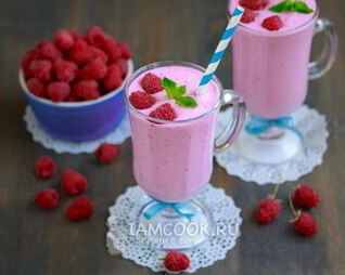 Малиновый коктейль