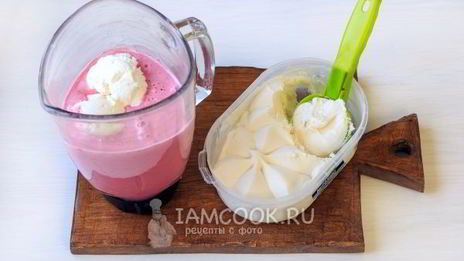 малиновый коктейль