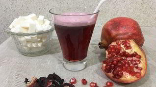 Рубиновый напиток Здоровье с гранатовым соком