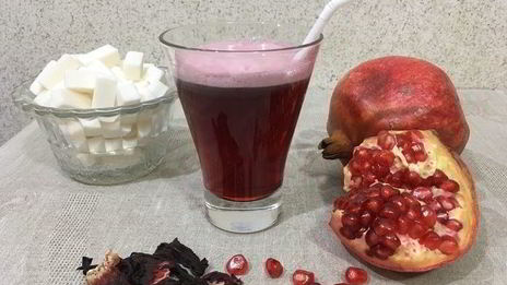 рубиновый напиток здоровье с гранатовым соком