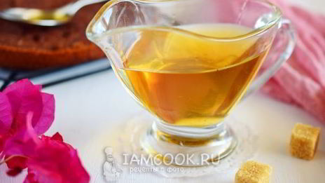 сахарный сироп для пропитки бисквита