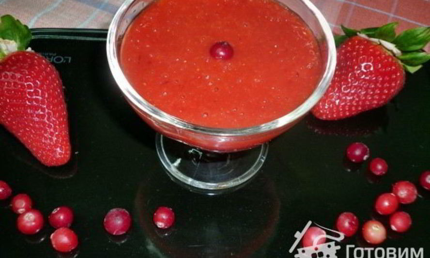 Рецепт соуса сангрияк мясу из клюквы и клубники