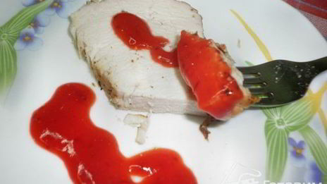 соус сангрияк мясу из клюквы и клубники