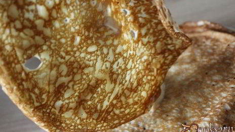 сладкие блинчики на сметане и сывороточном коктейле мажитэльк завтраку