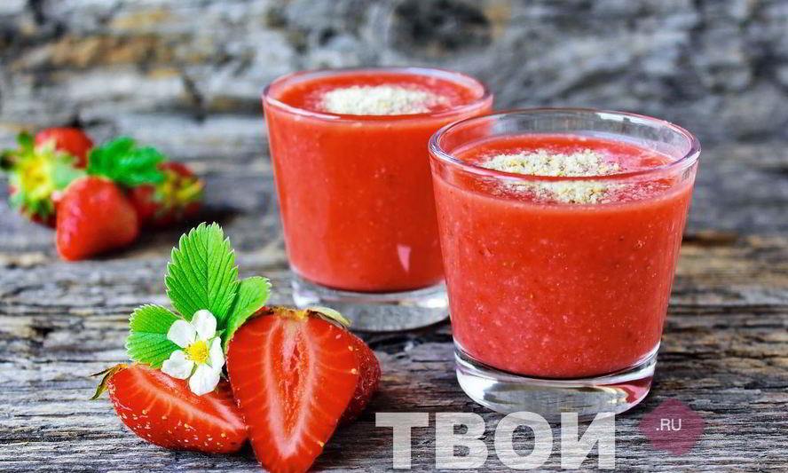 Рецепт клубничного смузи