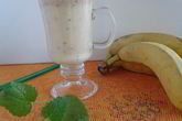 Смузи Ананас-банан с семенами чиа