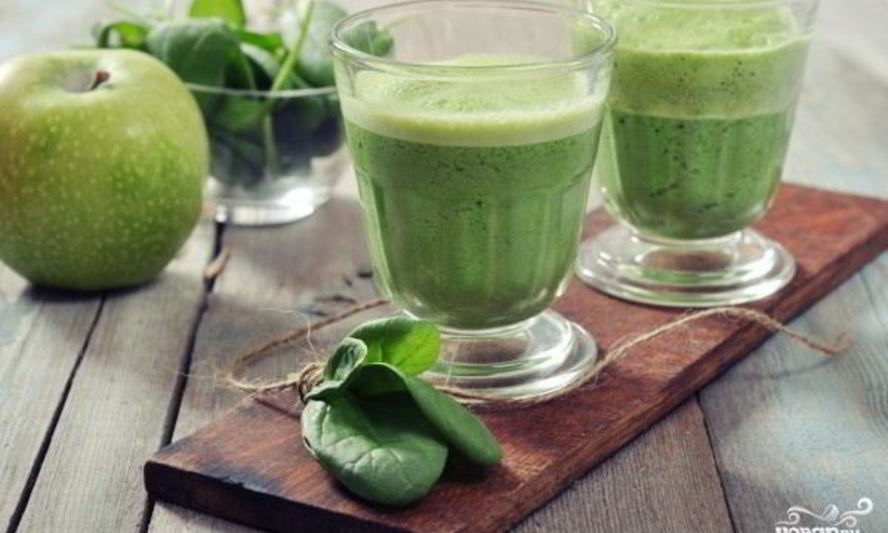 Рецепт зеленого коктейля с черносливом