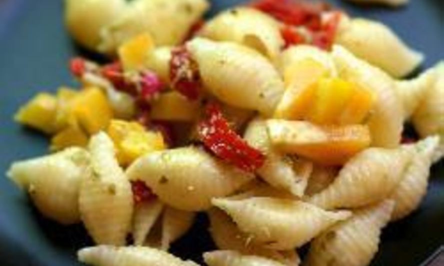 Рецепт макаронного салата со сладким перцем