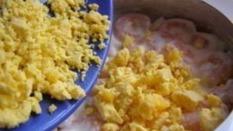 морской салат с креветками и кальмарами