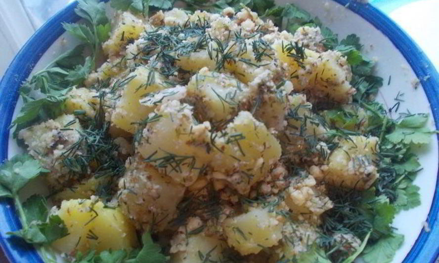 Рецепт орехового салатика