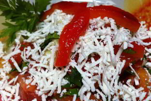 Овощной салат с фетой