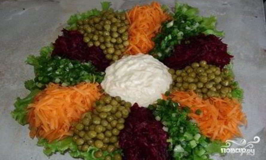 Рецепт салата без мяса