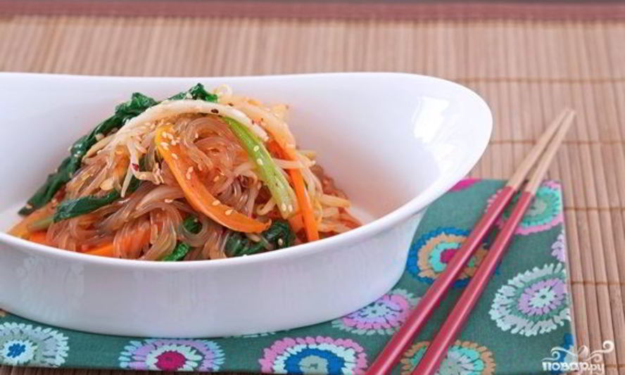 Рецепт салата фунчоза по-корейски