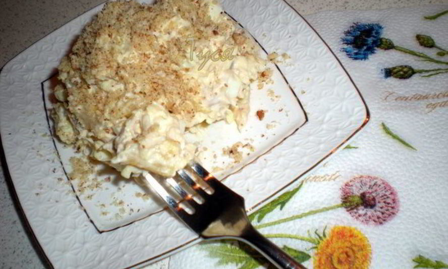 Рецепт салата из курицы, ананаса и свити для друзей