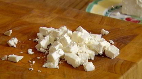 салат из нута с запеченными овощами и фетой