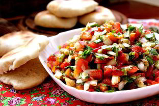 Салат из печеных овощей