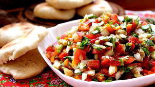 Салат из печеных овощей