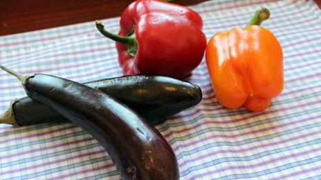 салат из печеных овощей