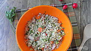 Салат из пшенной каши