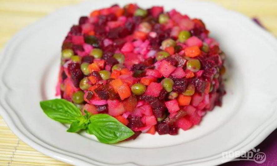 Рецепт салата из вареной свеклы