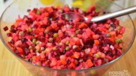 салат из вареной свеклы