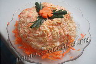 Салат из вермишели