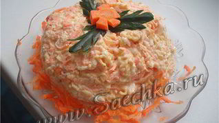 Салат из вермишели