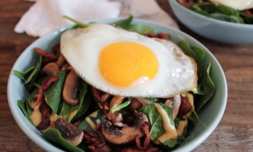 Рецепт салата из жареных грибов