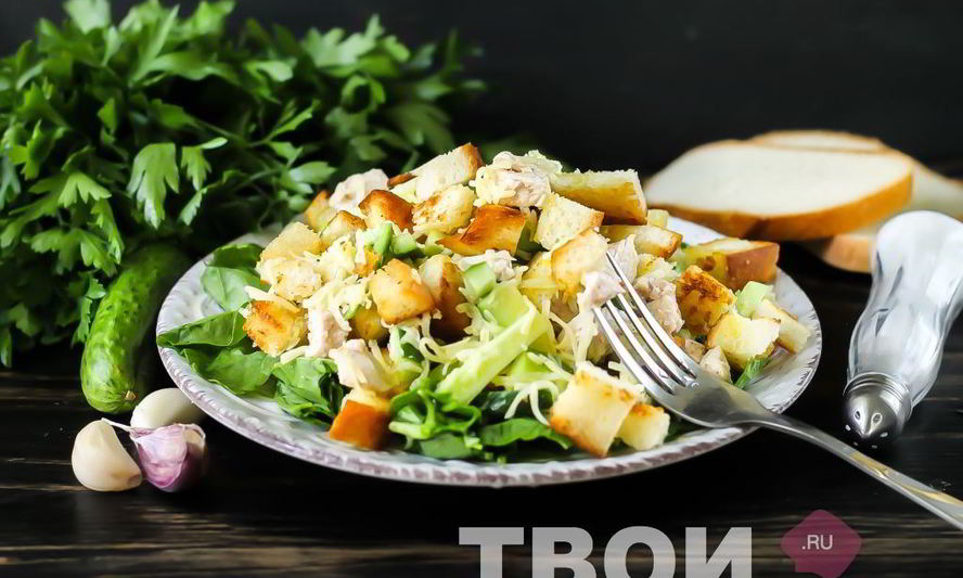 Рецепт салата хрустящего