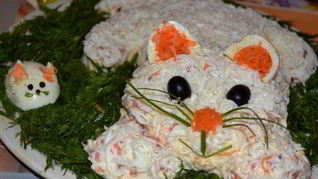 Салат Кот-мышелов