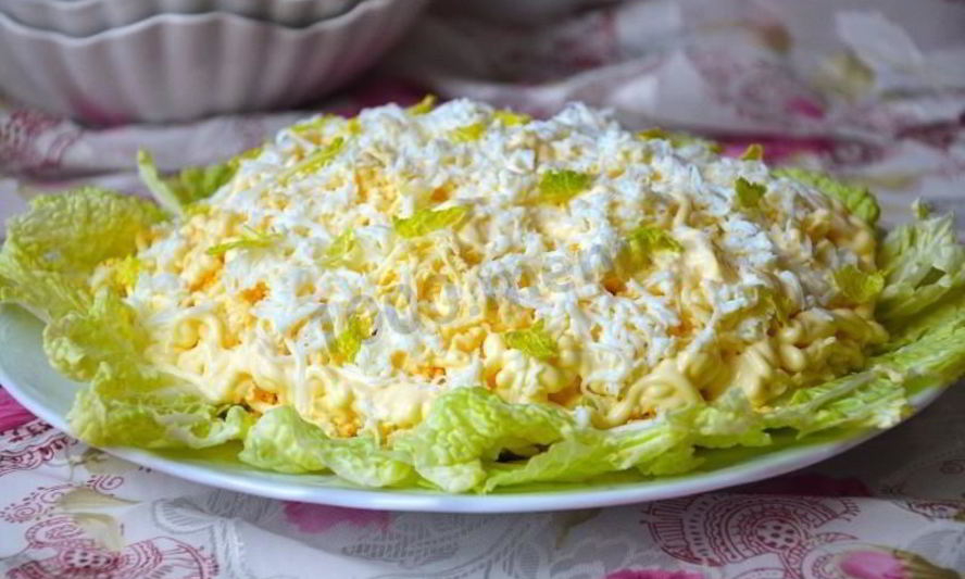 Рецепт салата невеста с курицей