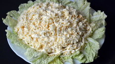 салат невеста с курицей