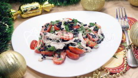 салат новогодняя мелодия