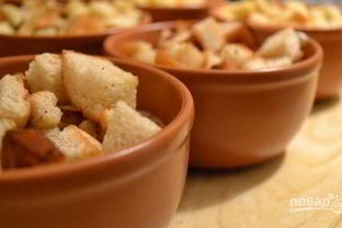 Салат Обжорка с сухариками