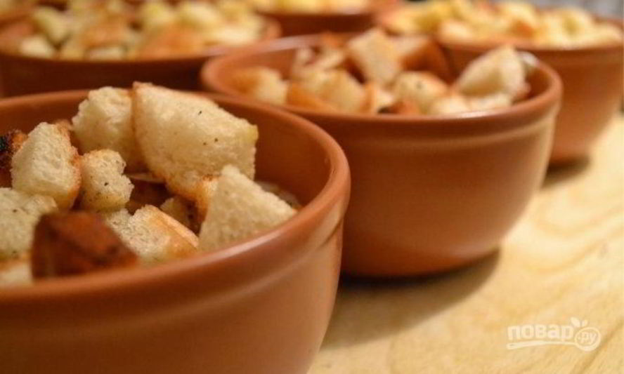 Рецепт салата обжорка с сухариками